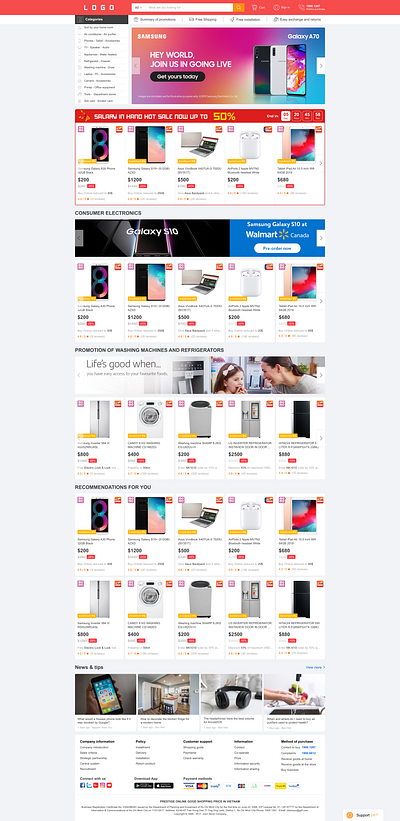 UI/UX Homepage Ecommerce Website design ecommerce ecommerce design homepage uiuxdesign uxdesign