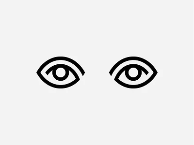 Eyes concept design eyes logo