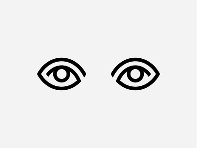 Eyes concept design eyes logo