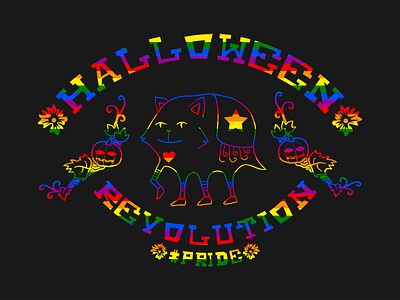 Halloween LGBT+ design halloween halloween design halloween tshirt illustration tshirt tshirt art tshirt design tshirt designer vector