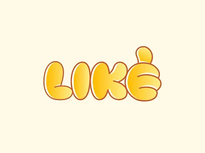 LIKE clever emoji emoticon giletroja hand like like button like logo liker likes logo design logotype minimalism smart typography verbicon