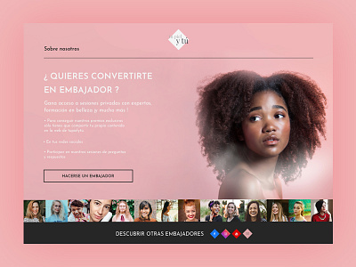 Tu piel y Tu design landing page ui landingpage product ui uidesign webdesign