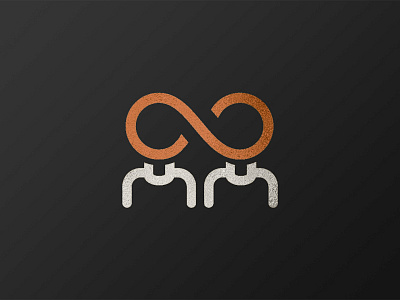 infinity communication icon infinity love mark people relationship rosegold simple texture thinking