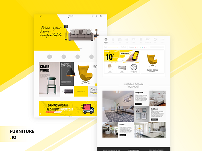 Furniture.io - Landing Page clean design designer designlogo flat logo ui ui ux ui design uidesign uidesigner uidesignpatterns uidesigns uiux ux ux design uxdesign uxui