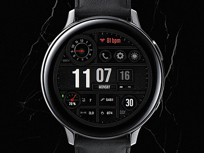 Digital - Watch Face active classic design digital electronics galaxtwatch galaxy watch gears3 graphic design illustration samsung screen smart smartwatch tech technology watch watchface wearable wearable tech