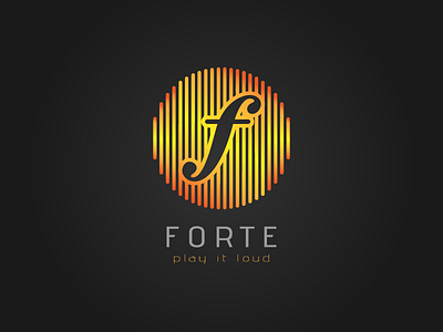 Daily Logo Challenge: Day 9 Music Streaming App branding dailylogo dailylogochallenge designer forte illustrator logo logodesign logodesigner loud music musicstreaming play streaming vector wordmark