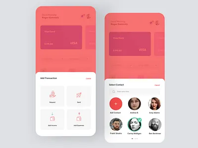 Daily UI #88 | Avatar avatar avatar design avatar icons bank app bank card banking banking app concept credit card daily ui daily ui 088 daily ui challenge dailyui dailyuichallenge interface money app money transfer redesign ui ux
