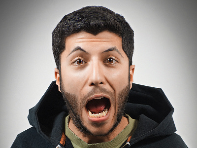 Alberto - Geometric Side art design francesco corberi geometric side photography portrait retouching