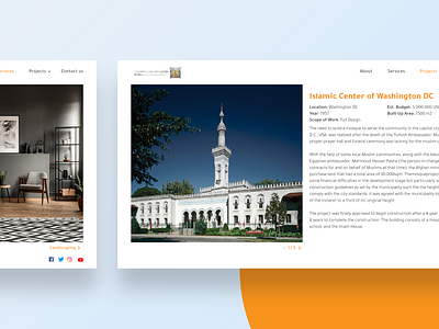 MACE 04 architecture design mosque ui uidesign uiux website