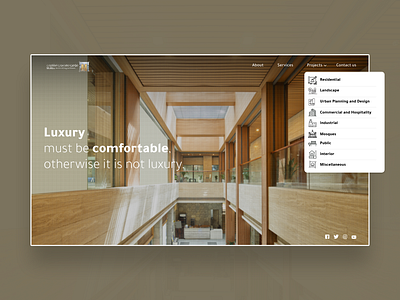 MACE 01 architecture homepage uidesign uiux webdesign website