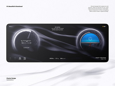 Minimalistic Cluster automotive cluster minimalistic speed texture ui widget