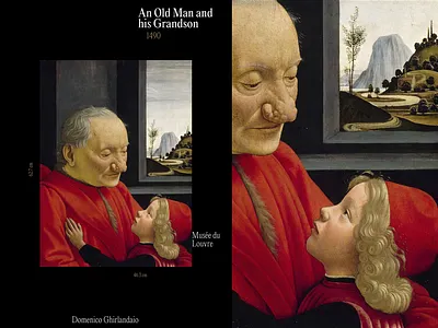 Masterpieces 2d 2d design art art direction artwork clean culture design graphic design louvre painting poster typography