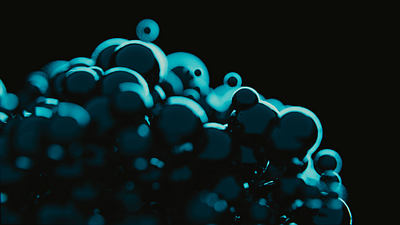 Orb experiment #3 3d abstract blender blender3d blue geometry round sphere spheres