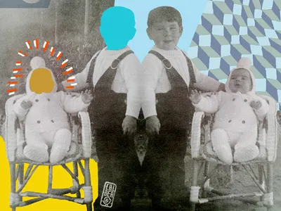 hermano collage retro color photo colour concept graphic hand drawn illustration pattern pencil poster sketch