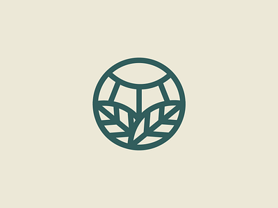 Sunrise Organic logo best best of dribbble brand branding design designer dribbble best shot herb icon identity logo minimal organic sun sunrise symbol