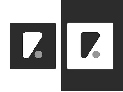 logo 2 color letter f logo minimal personal logo shapes