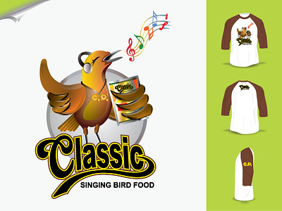 Classic T-shirt branding design