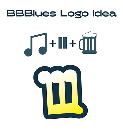 BBBLues Live House Logo Idea branding design icon logo