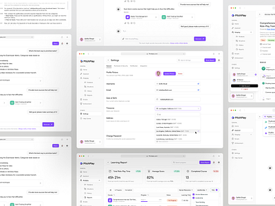 Role-Play Learning Course app cansaas clean course dashboard design e learning education interface learn learning app minimalist online online course product design role play saas study ui ux