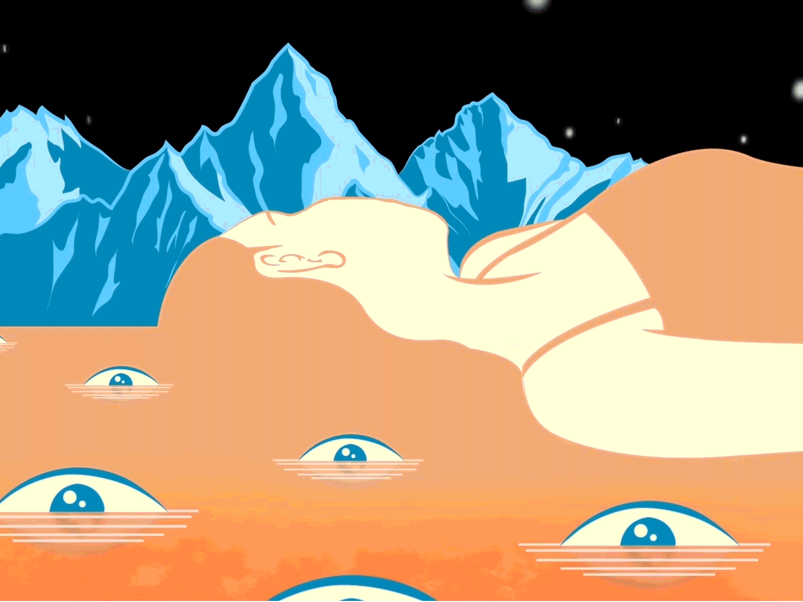 Girl aftereffects animacion animation 2d animation after effects darkness evil ilustración motion motiongraphics music