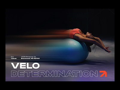 Velo values banners branding branding and identity corporate identity fitness gym velo workout