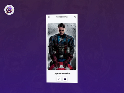 Avengers Disintegrate animation avengers concept app marvel ux ui