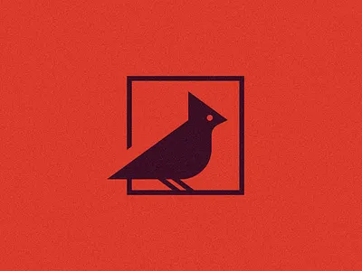 Morning Visit bird bird logo brand branding cardinal cardinals design geometric geometry icon symbol illustration logo design logoinspiration logomark mark triangles