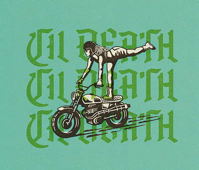 Til Death death design motorcycle texture type