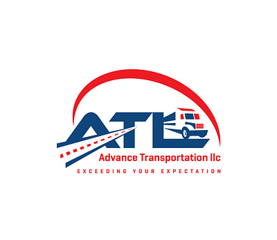 Advance Transportation llc adobe brand branding fiverr flat illustrator logo minimal minimalist typogaphy