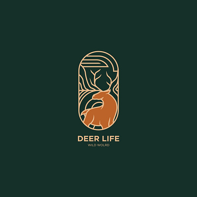 Deer logo illustration animal artwork deer design flat icon flatdesign graphic design icon illustration inspiration logo vector