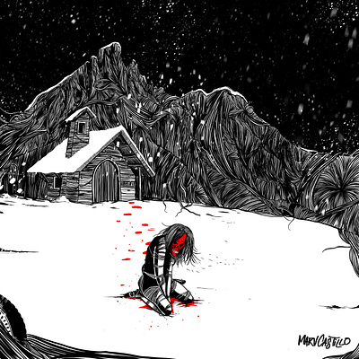 Inktober - Snow illustration ink inktober inktober2019