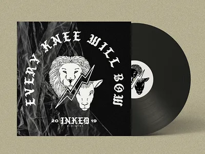 INKED Ministry - Every Knee Will Bow adobe illustrator brand branding design graphic design graphicdesign illustration illustrator inked logo typography