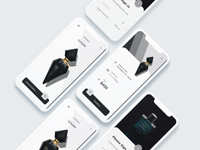 perfume application app design application e commerce perfume