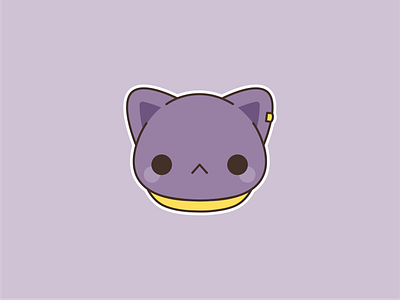 Beerus anime art cat chibi cute dragonballz fanart illustration simple vector