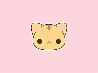 Poyo anime art cat chibi cute fanart illustration kansatsu nikki poyo poyopoyo simple vector