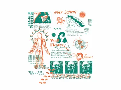 Wall Flowers art artwork design illustration illustration art t shirt design