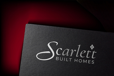Scarlett Built Homes brand branding building creative agency design graphic design home lettermark logo logo design logo designer logofield logomark project property real estate symbol vector