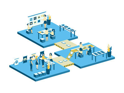 Isometric Illustration - Avatar avatar isometric isometric art isometric design isometric icons isometric illustration little people vector web illustration