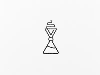 A minimalistic chemex logo design. chemex coffeelogo logo minimal minimalistic
