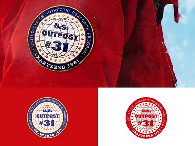 US Outpost 31 | Patch Design adobe illustrator adobe photoshop horror john carpenter mockup patch retro the thing tour of terror