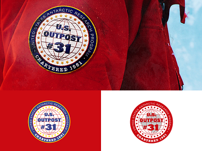 US Outpost 31 | Patch Design adobe illustrator adobe photoshop horror john carpenter mockup patch retro the thing tour of terror