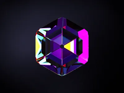 Diamond visual experiment 3d aep ai animation art c4d diamond diamonds illustration motion ux visual visual art