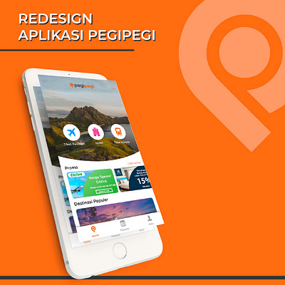 Redesign Aplikasi Pegipegi app branding mobile app design ui ux