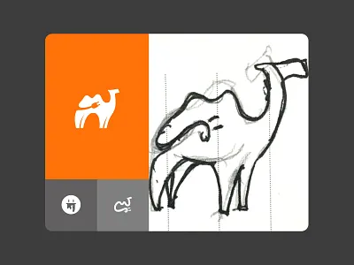 骆驼充电 camelray design illustration logo logodesign vector 电骆驼 骆驼 骆驼充电