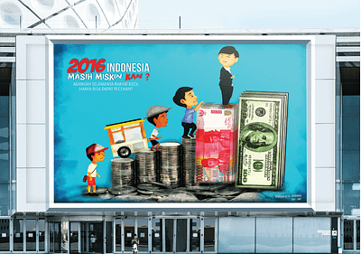 billboard of 2016 indonesia branding design illustration vector