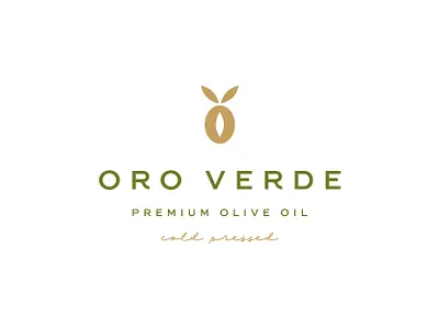 Oro Verde food icon leaf logo luxury mark oil olive oro symbol verde