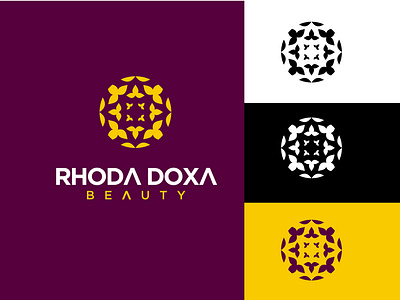 Rhoda Doxa Beauty brand identity brand identity design branding creative design fashion logo logo design minimal