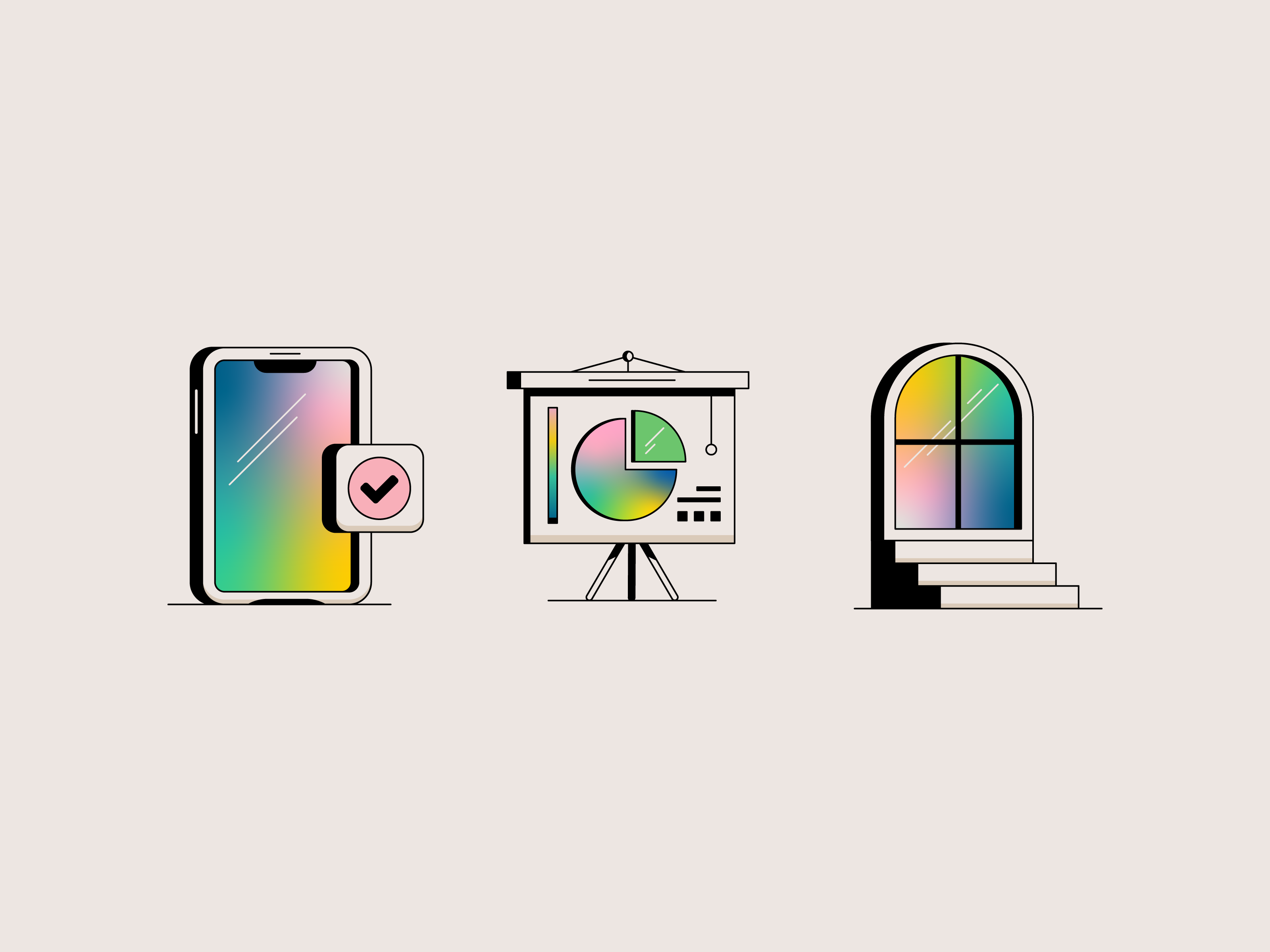 Example of Custom Illustrated Icons 