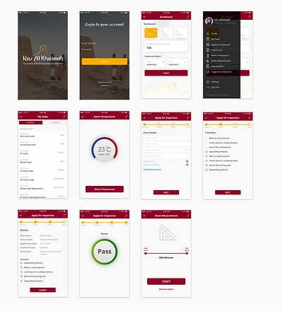 RAK - Ras Al Khaimah Mobile App design dubai govt mobile mobile app uae ui uidesign uiux ux web