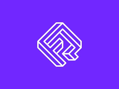 Final QF monogram logomark for Qualifast brand identity branding brandmark logo logomark monogram option purple rebrand symbol vector